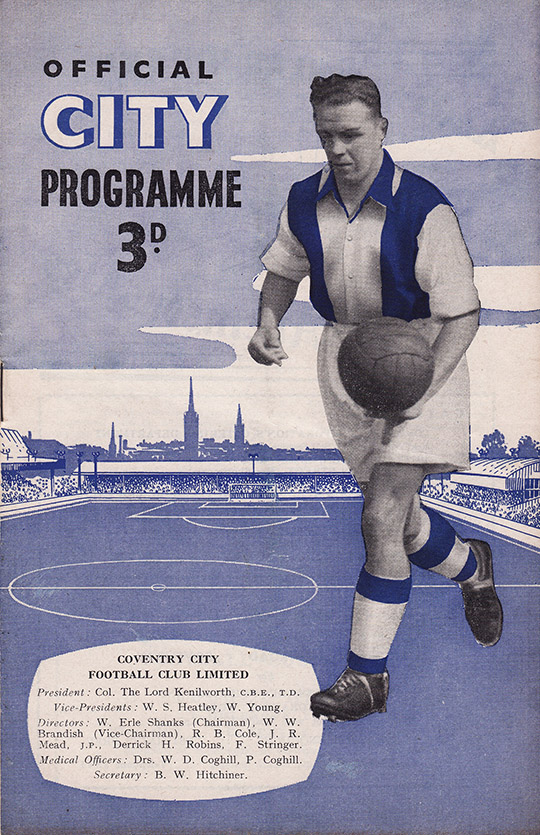 <b>Saturday, April 9, 1955</b><br />vs. Coventry City (Away)